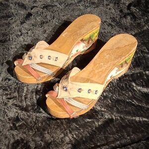 Worlds Goofiest Old Wooden Shoes For Tiny Feet